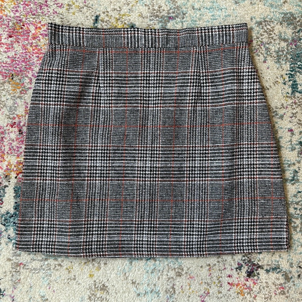 Plaid Miniskirt, Size L